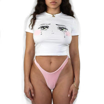 Anime Girl Baby Tee-SQ4672125